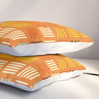 Geometric Modern Abstract Pattern Unique MCM Decor Pillow Sham Gallery Image 3