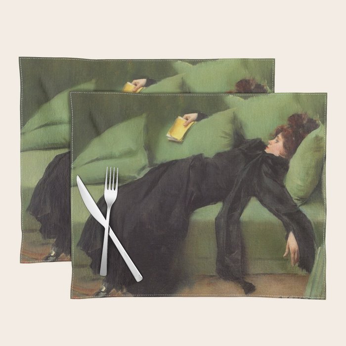 A Decadent Girl - Ramon Casas Placemat Gallery Image 1