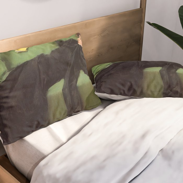 A Decadent Girl - Ramon Casas Pillow Sham Gallery Image 2