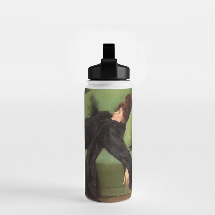 A Decadent Girl - Ramon Casas Water Bottle Gallery Image 2