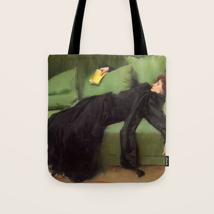 A Decadent Girl - Ramon Casas Tote Bag Gallery Image 1