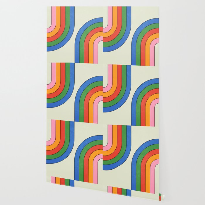 Retro Candy Arches Wallpaper Gallery Image 2