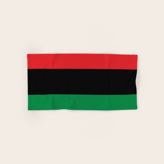 Pan African UNIA Flag Bath Towel Gallery Image 1