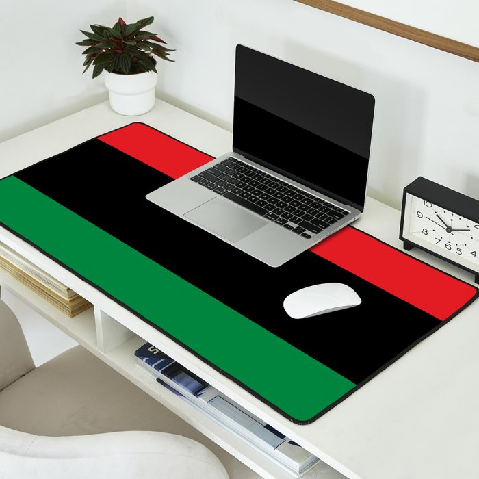 Pan African UNIA Flag Desk Mat Gallery Image 2