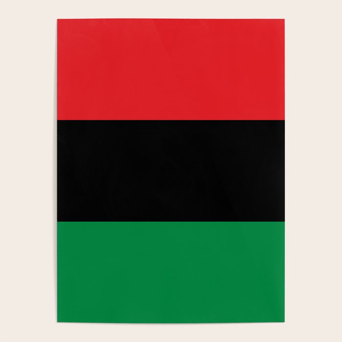 Pan African UNIA Flag Poster Gallery Image 1