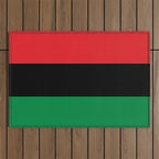 Pan African UNIA Flag Outdoor Rug Gallery Image 1