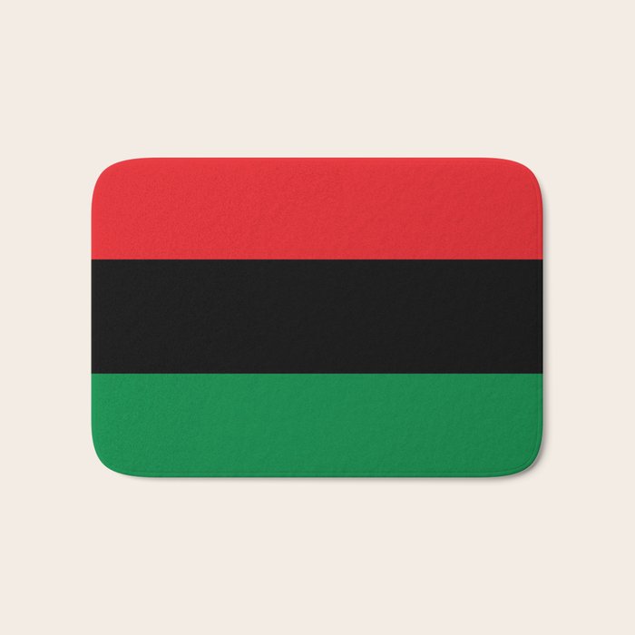 Pan African UNIA Flag Bath Mat Gallery Image 1