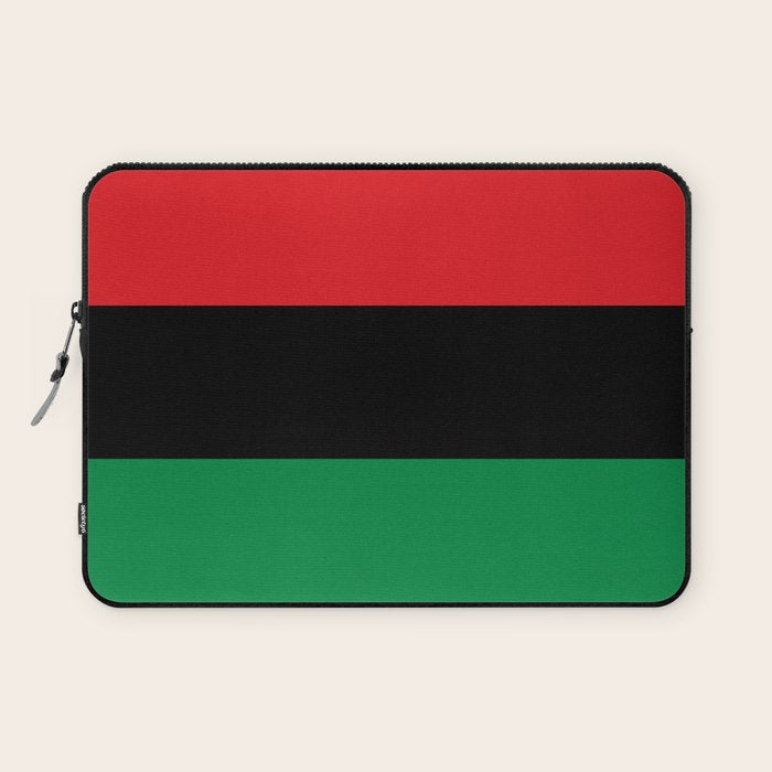 Pan African Unia Flag Laptop Sleeve Gallery Image 1