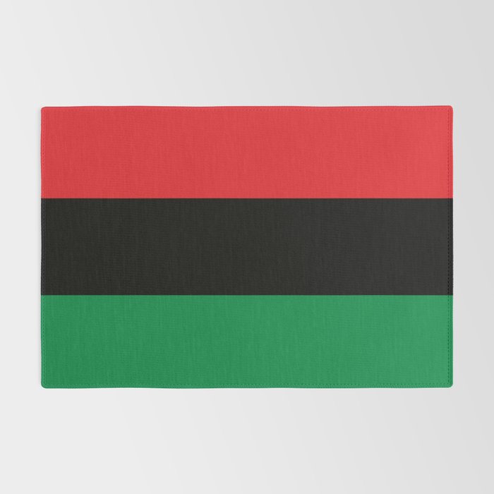 Pan African UNIA Flag Rug Gallery Image 2