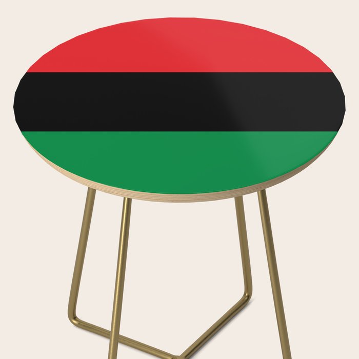 Pan African UNIA Flag Side Table Gallery Image 2