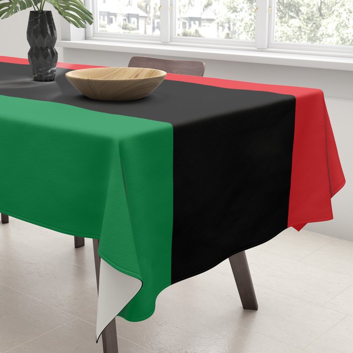 Pan African UNIA Flag Tablecloth Gallery Image 3