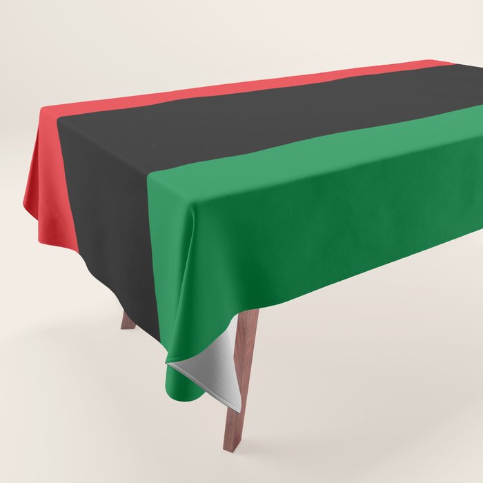 Pan African UNIA Flag Tablecloth Gallery Image 1