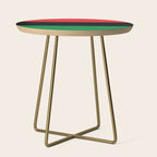 Pan African UNIA Flag Side Table Gallery Image 1