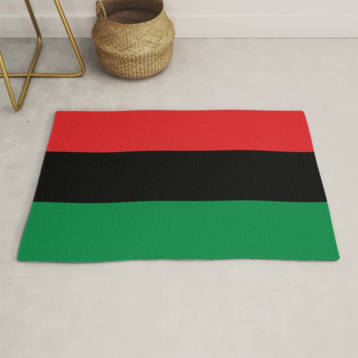 Pan African UNIA Flag Rug Gallery Image 1