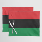 Pan African UNIA Flag Placemat Gallery Image 1
