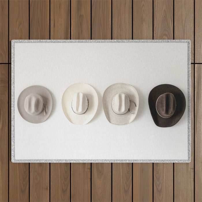 Cowboy Hat Wall Outdoor Rug Gallery Image 1