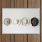 Cowboy Hat Wall Outdoor Rug Gallery Image 1