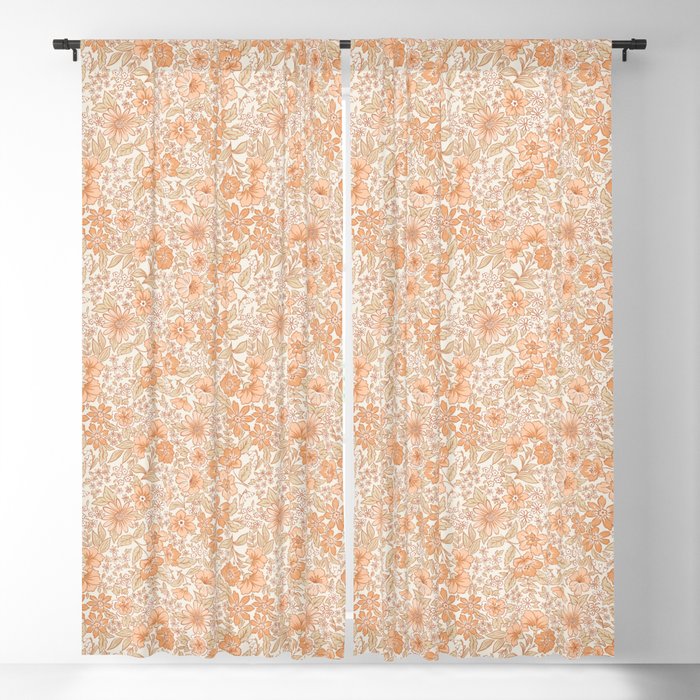 Posey - peach Window Curtain Gallery Image 5