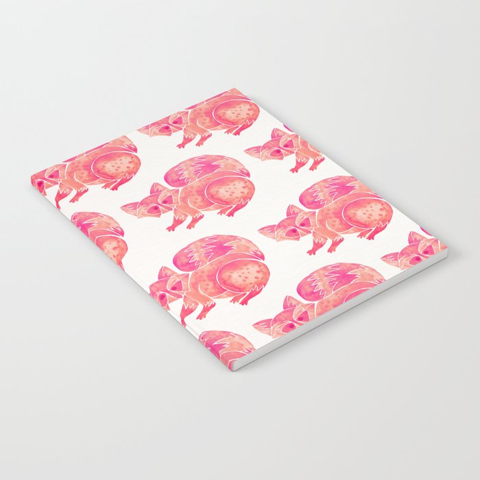 Watercolor Raccoon - Pink Palette Notebook Gallery Image 2