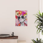 Ageless Glamour And Grace Unbound Female Portrait With Flowers Poster Gallery Image 2