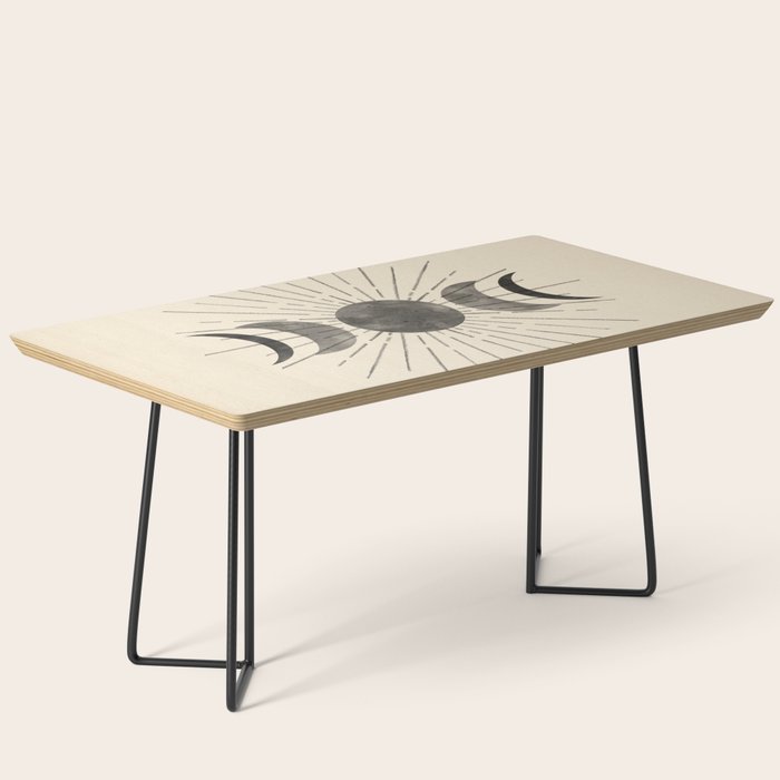 Boho sun and moon Coffee Table Gallery Image 1