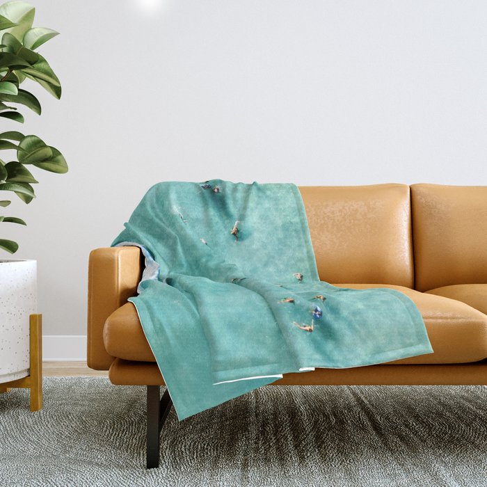 Sound of the Ocean 3 Throw Blanket Gallery Image 1