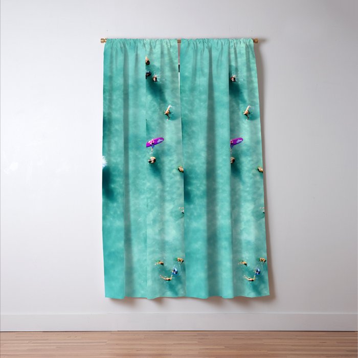 Sound of the Ocean 3 Window Curtain Gallery Image 3