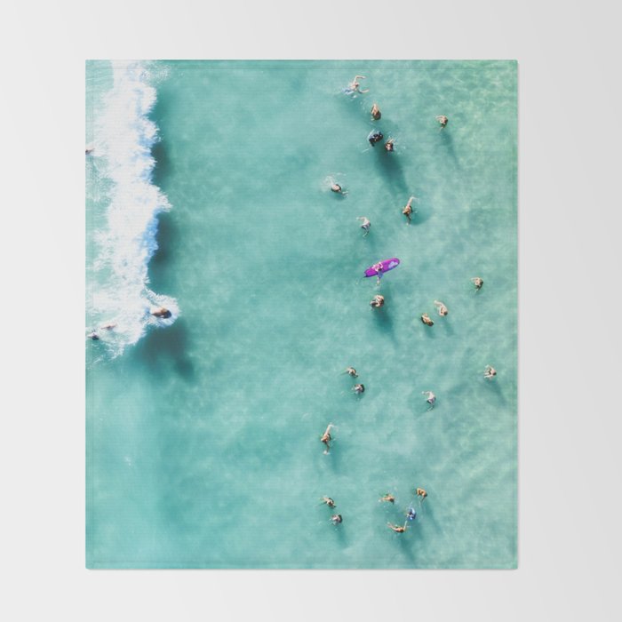 Sound of the Ocean 3 Throw Blanket Gallery Image 2