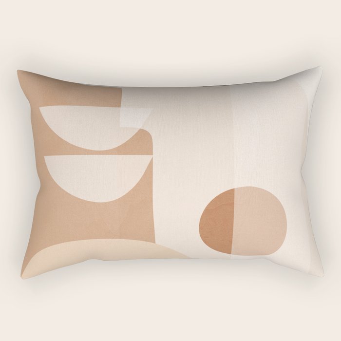 Abstract Minimal Shapes 5 Rectangular Pillow Gallery Image 1