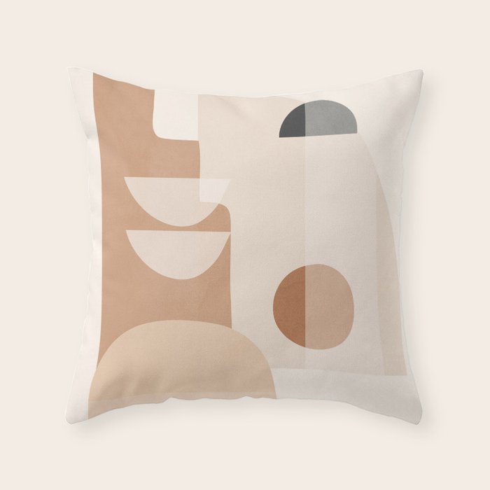 Abstract Minimal Shapes 5 Throw Pillow Gallery Image 6