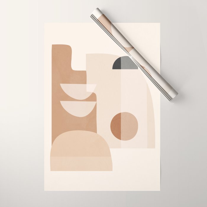 Abstract Minimal Shapes 5 Wrapping Paper Gallery Image 1