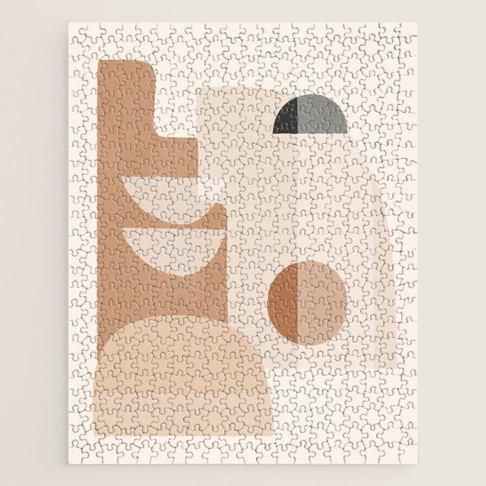 Abstract Minimal Shapes 5 Jigsaw Puzzle Gallery Image 1