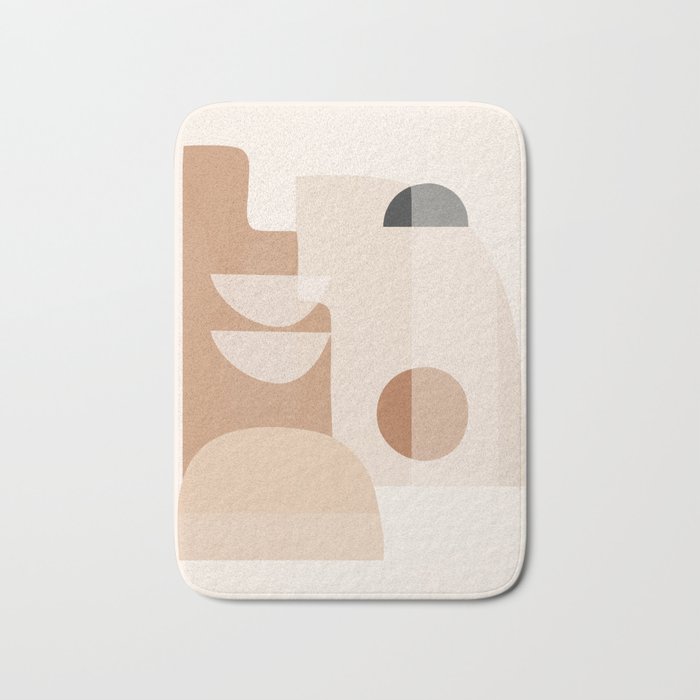 Abstract Minimal Shapes 5 Bath Mat Gallery Image 1