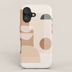 Abstract Minimal Shapes 5 iPhone Case Gallery Image 1