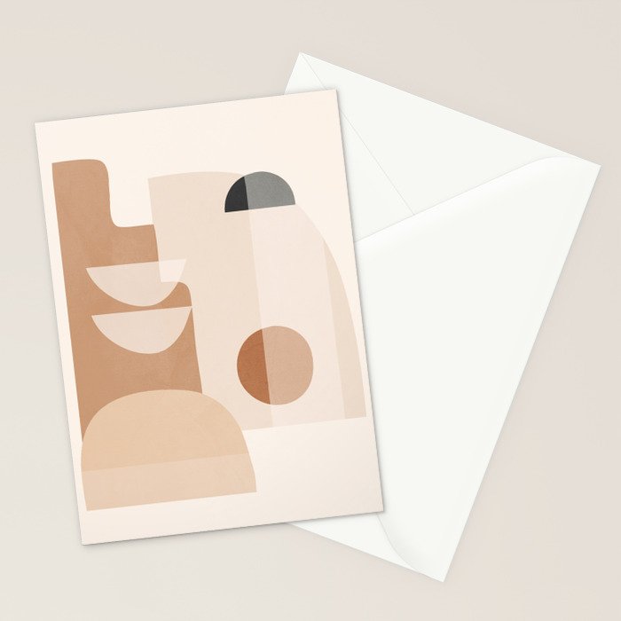 Abstract Minimal Shapes 5 Stationery Card Gallery Image 2