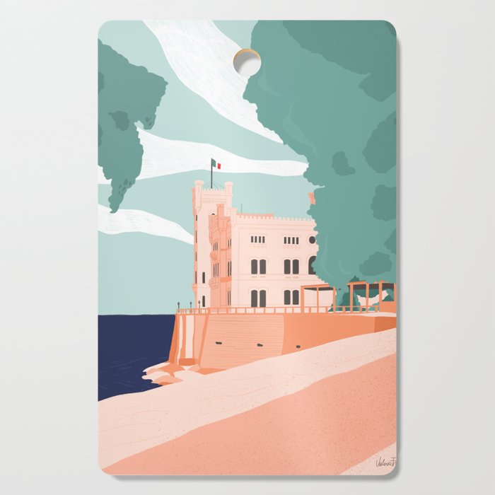 Trieste Castle, Italy Cutting Board Gallery Image 1