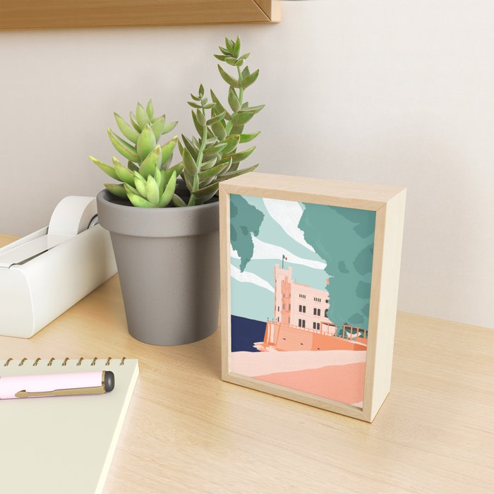 Trieste Castle, Italy Mini Art Print Gallery Image 2