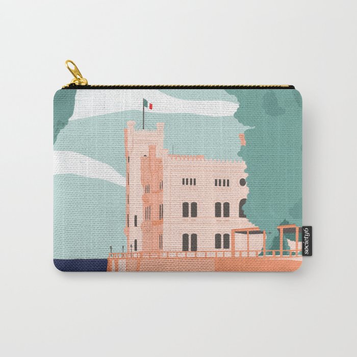 Trieste Castle, Italy Carry All Pouch Gallery Image 1