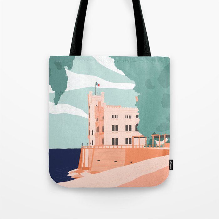 Trieste Castle, Italy Tote Bag Gallery Image 1