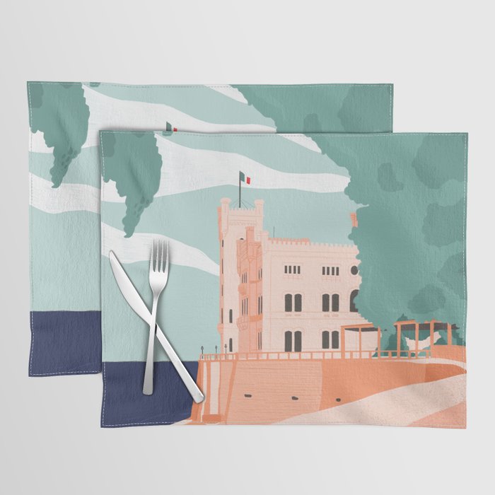 Trieste Castle, Italy Placemat Gallery Image 1