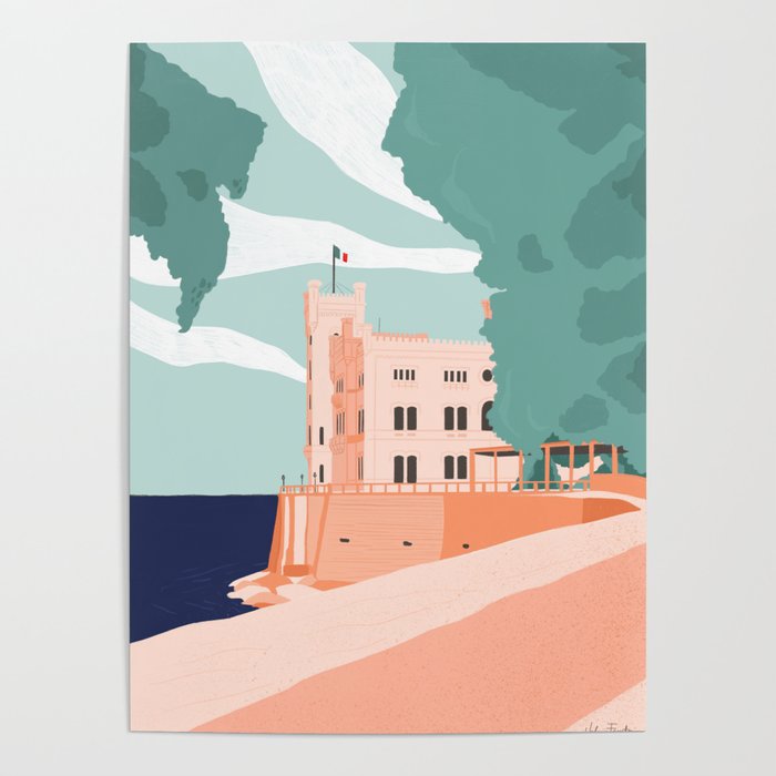 Trieste Castle, Italy Poster Gallery Image 1
