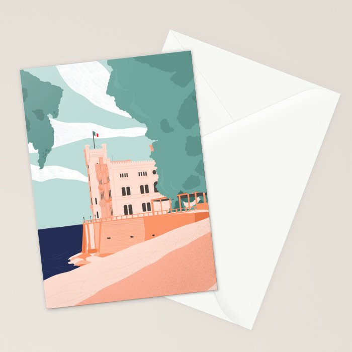 Trieste Castle, Italy Stationery Card Gallery Image 2