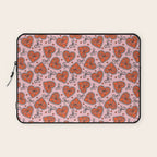 Heart Bow Print Laptop Sleeve Gallery Image 1