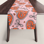 Heart Bow Print Table Runner Gallery Image 1