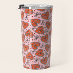 Heart Bow Print Travel Mug Gallery Image 3