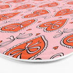 Heart Bow Print Bath Mat Gallery Image 3