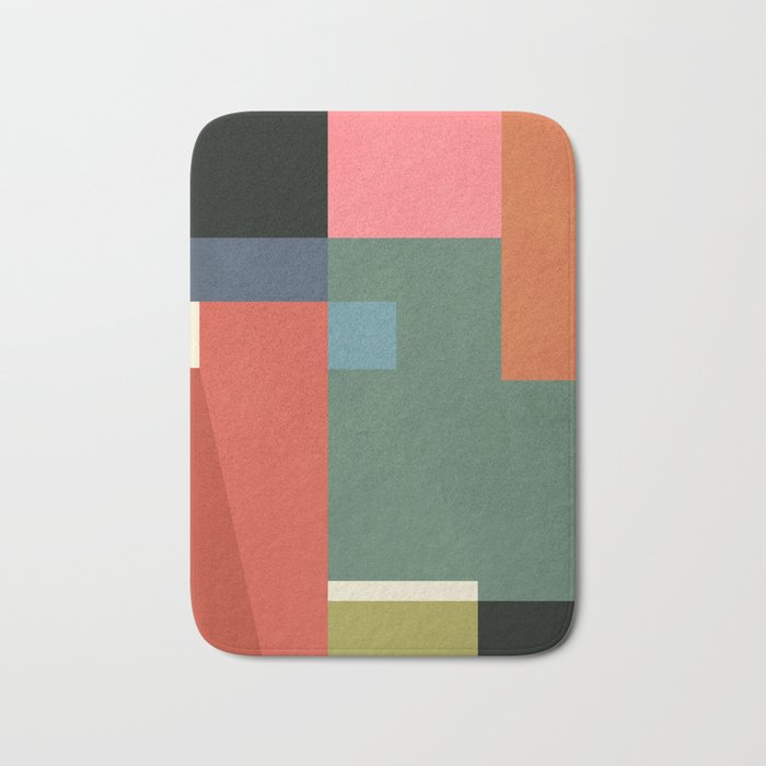 Geometric Shapes 28 Bath Mat Gallery Image 1