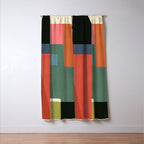Geometric Shapes 28 Window Curtain Gallery Image 3