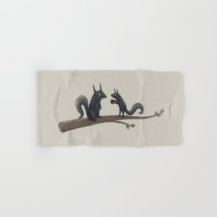 Autumn Squirrels Towels Gallery Image 1