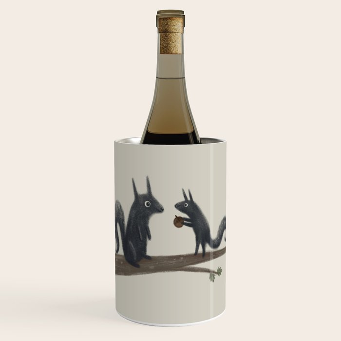 Autumn Squirrels Wine Chiller Gallery Image 1